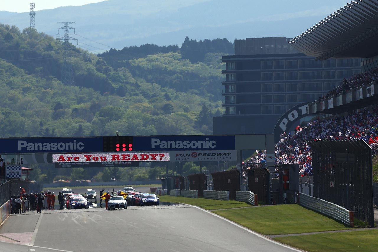 2022年第2戦富士のスタート直前の様子