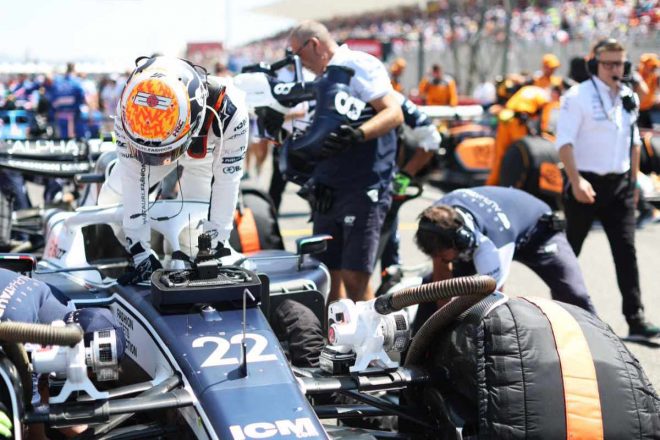 2022年F1第12戦フランスGP　角田裕毅（アルファタウリ）
