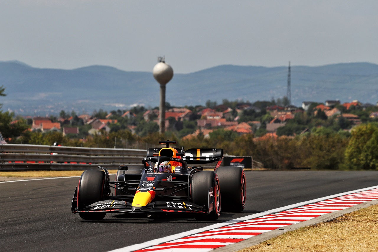 2022年F1第13戦ハンガリーGP　マックス・フェルスタッペン（レッドブル）