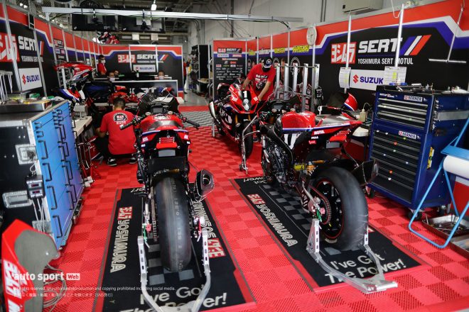 2022鈴鹿8耐：ヨシムラSERT MotulのスズキGSX-R1000R