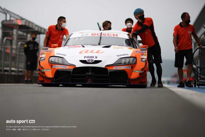 2022スーパーGT第4戦富士　au TOM’S GR Supra（坪井翔／ジュリアーノ・アレジ）