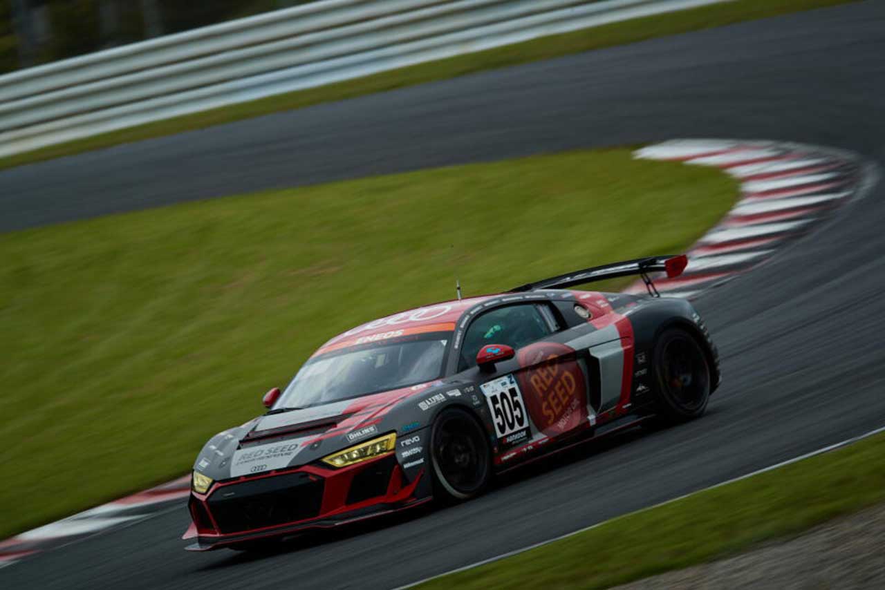 RED SEED Audi R8 LMS GT4（岡本武之／加賀美陵佑／田ヶ原章蔵）