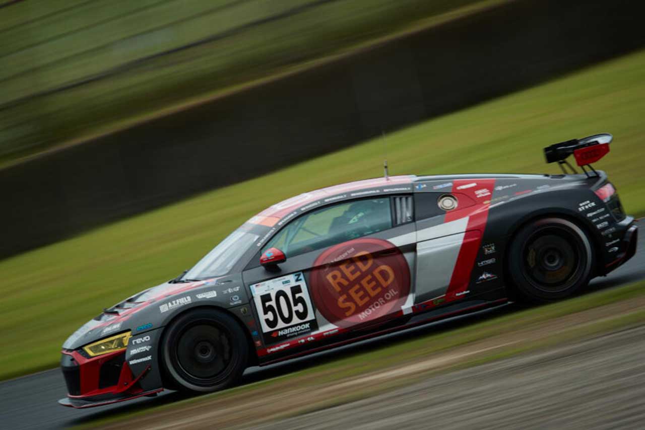 RED SEED Audi R8 LMS GT4（岡本武之／加賀美陵佑／田ヶ原章蔵）