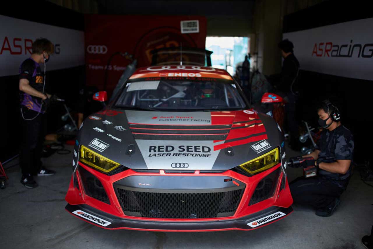 RED SEED Audi R8 LMS GT4（岡本武之／加賀美陵佑／田ヶ原章蔵）