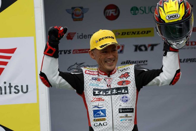 AP250 レース1：優勝した田中敬秀（TEAM TEC2&YSS NTR.JP）／2022FIMアジアロード第3戦日本ラウンド