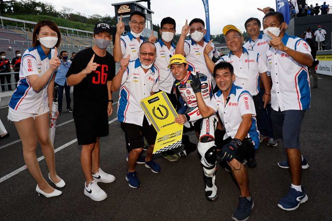 ASB1000 レース2：ダブルウインを飾った埜口遥希（SDG Motor Sports HARC-PRO Ph.）／2022FIMアジアロード第3戦日本ラウンド