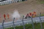 SS600 レース2：転倒したアンディ・ファリド・イズディハール（ASTRA HONDA Racing Team）／2022FIMアジアロード第3戦日本ラウンド