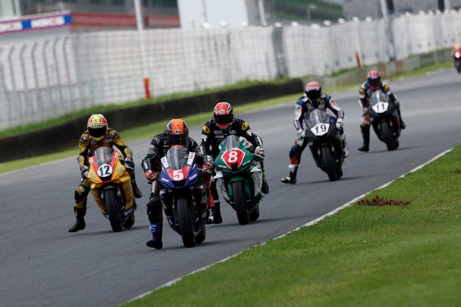 ST600の走行／2022全日本ロード オートポリス公開テスト2日目