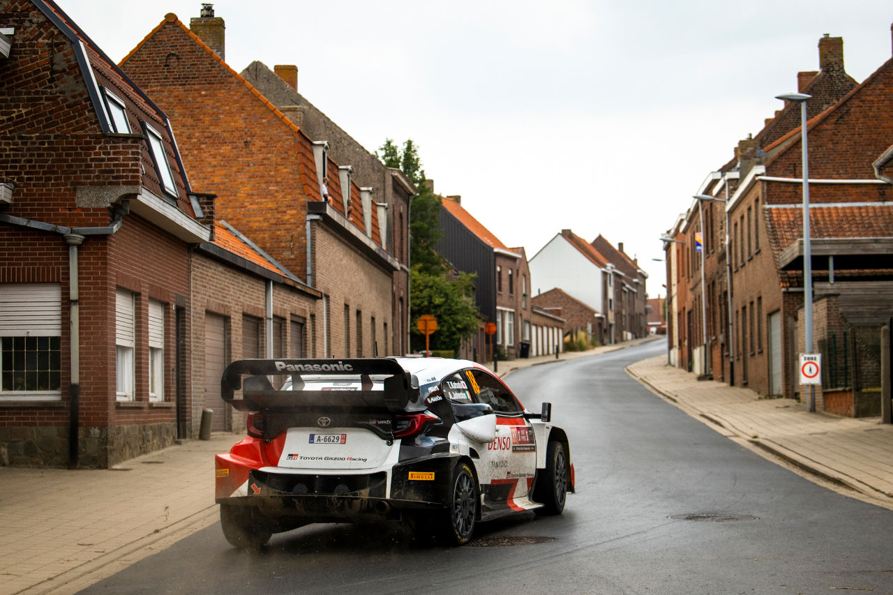 勝田貴元／アーロン・ジョンストン組（トヨタGRヤリス・ラリー1）　2022年WRC第9戦イープル・ラリー・ベルギー