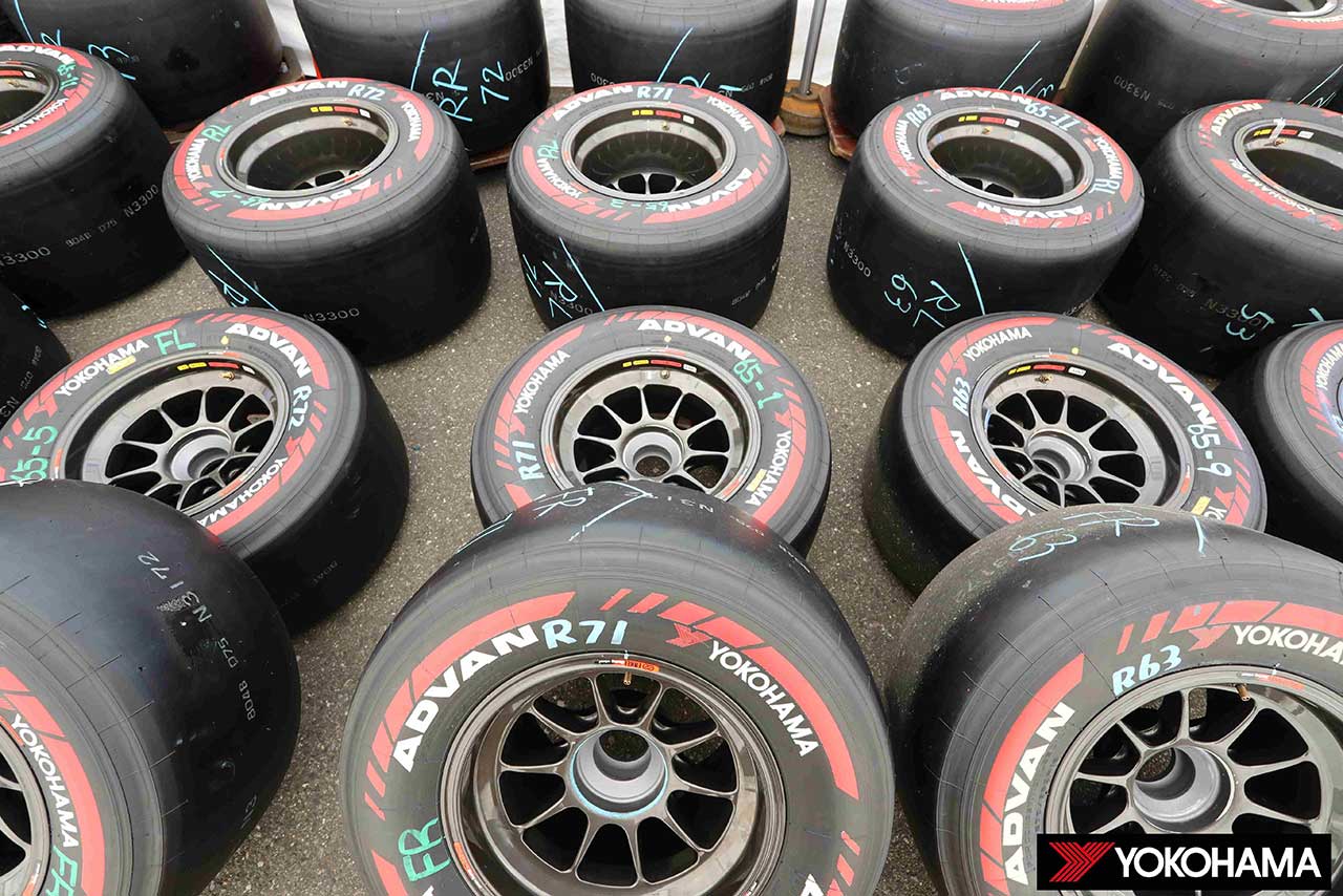 2022スーパーフォーミュラ第7戦＆第8戦もてぎ　約950本を持ち込んだ横浜ゴム