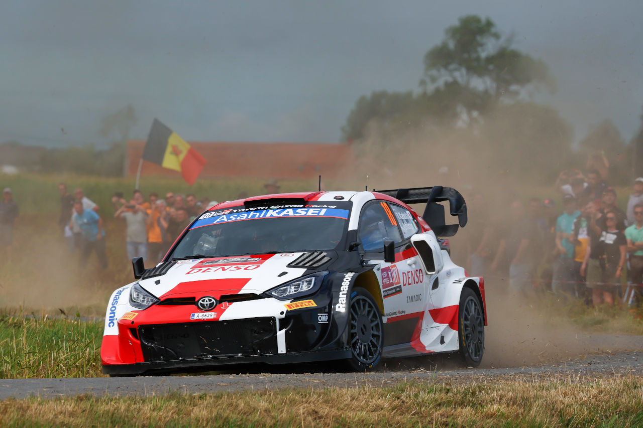 勝田貴元／アーロン・ジョンストン組（トヨタGRヤリス・ラリー1）　2022年WRC第9戦イープル・ラリー・ベルギー