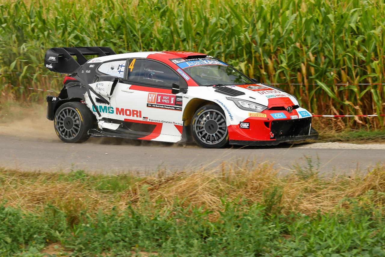 エサペッカ・ラッピ／ヤンネ・フェルム組（トヨタGRヤリス・ラリー1）　2022年WRC第9戦イープル・ラリー・ベルギー