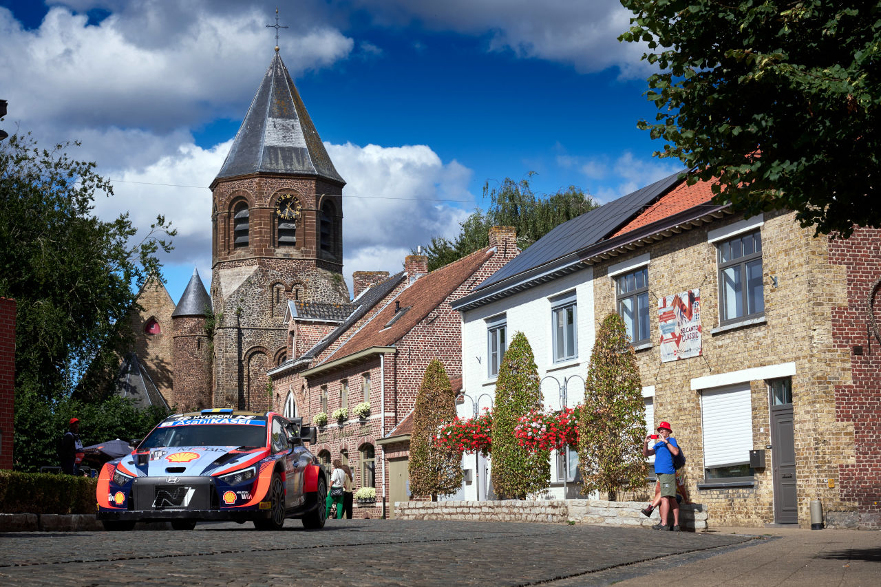 オリバー・ソルベルグ（ヒョンデi20 Nラリー1）　2022年WRC第9戦イープル・ラリー・ベルギー