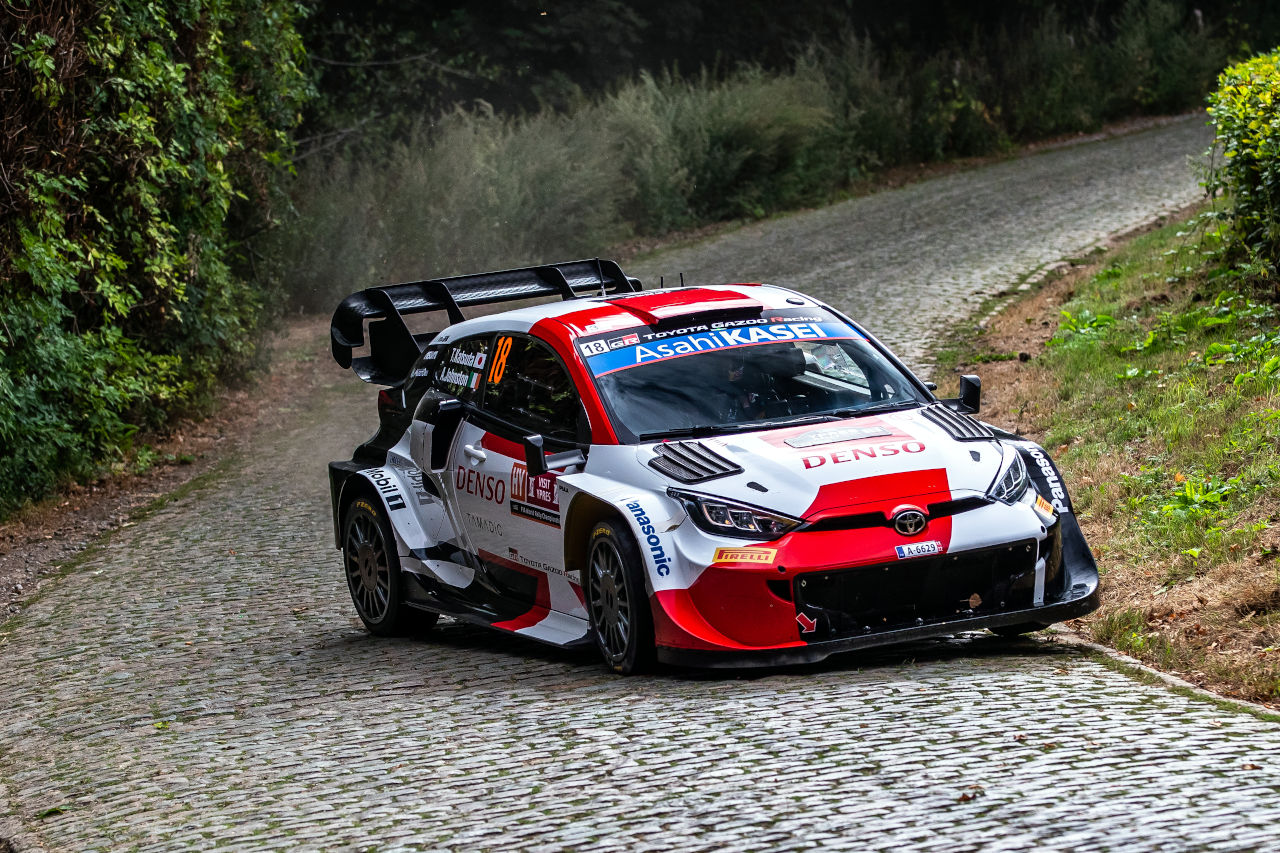 勝田貴元（トヨタGRヤリス・ラリー1）　2022年WRC第9戦イープル・ラリー・ベルギー