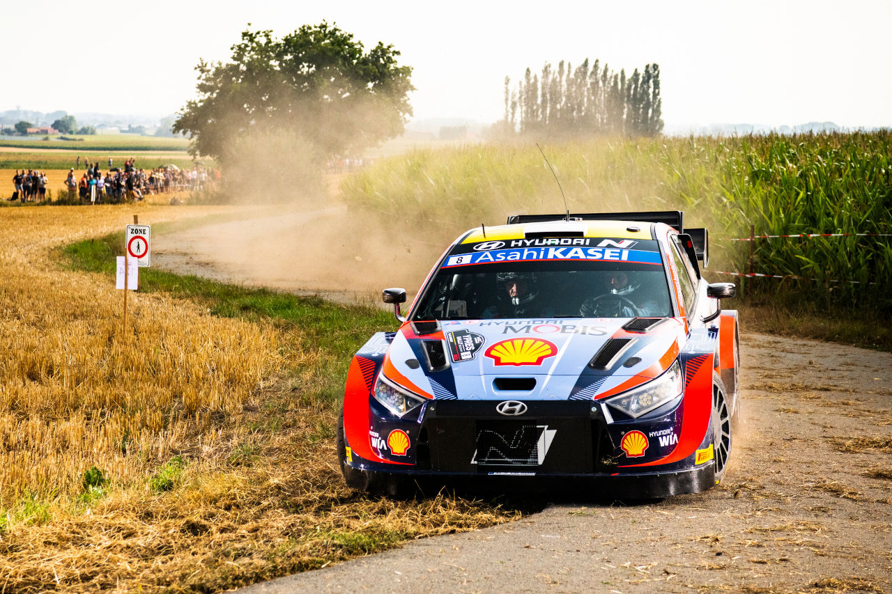 オット・タナク／マルティン・ヤルヴェオヤ組（ヒョンデi20 Nラリー1）　2022年WRC第9戦イープル・ラリー・ベルギー