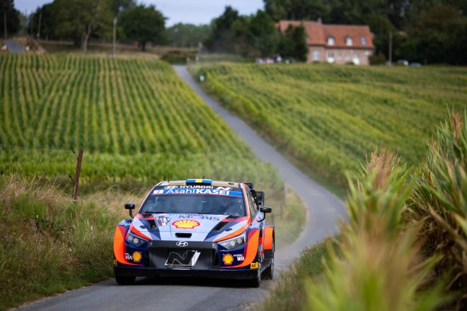オリバー・ソルベルグ(ヒョンデi20 Nラリー1) 2022年WRC第9戦イープル・ラリー・ベルギー
