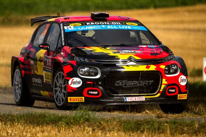 ステファン・ルフェーブル(シトロエンC3ラリー2) 2022年WRC第9戦イープル・ラリー・ベルギー