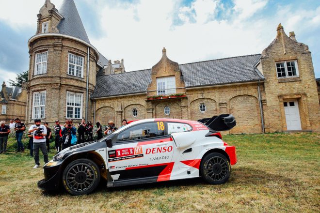 勝田貴元／アーロン・ジョンストン組（トヨタGRヤリス・ラリー1）　2022年WRC第9戦イープル・ラリー・ベルギー