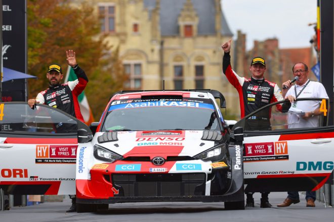 エサペッカ・ラッピ／ヤンネ・フェルム組（トヨタGRヤリス・ラリー1）　2022年WRC第9戦イープル・ラリー・ベルギー