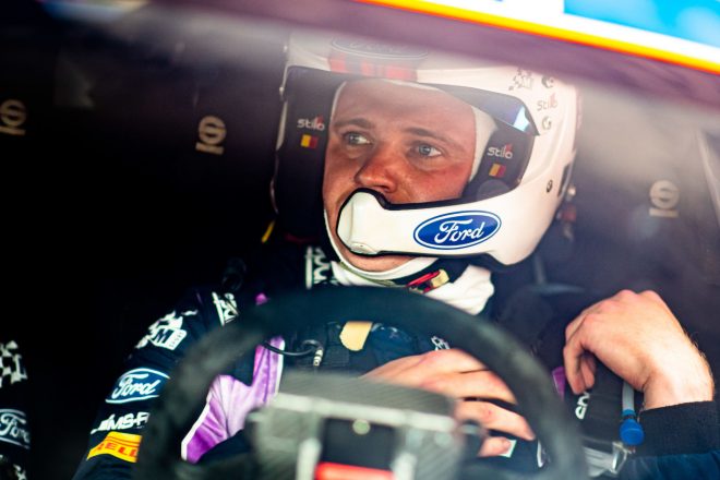 ガス・グリーンスミス（フォード・プーマ・ラリー1）　2022年WRC第9戦イープル・ラリー・ベルギー