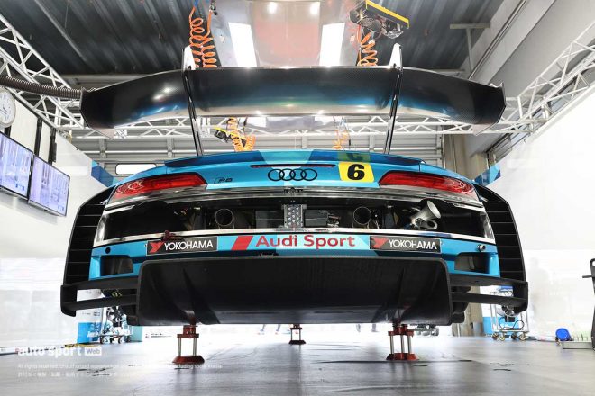 Team LeMans Audi R8 LMSのリヤディフューザー