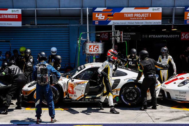 アマチュア（ブロンズ）ドライバーをどのタイミングで走らせるかが、LMGTEアマクラスでは重要な戦略となる