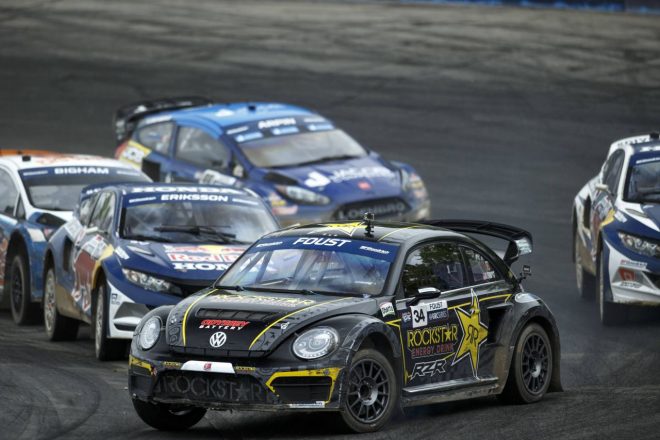 かつてのGRCには、ファクトリー体制のフォルクスワーゲン・アンドレッティ・ラリークロスで参戦した