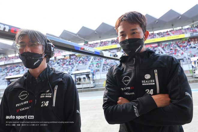 スーパーGT第4戦富士　村田卓児エンジニアと佐々木大樹