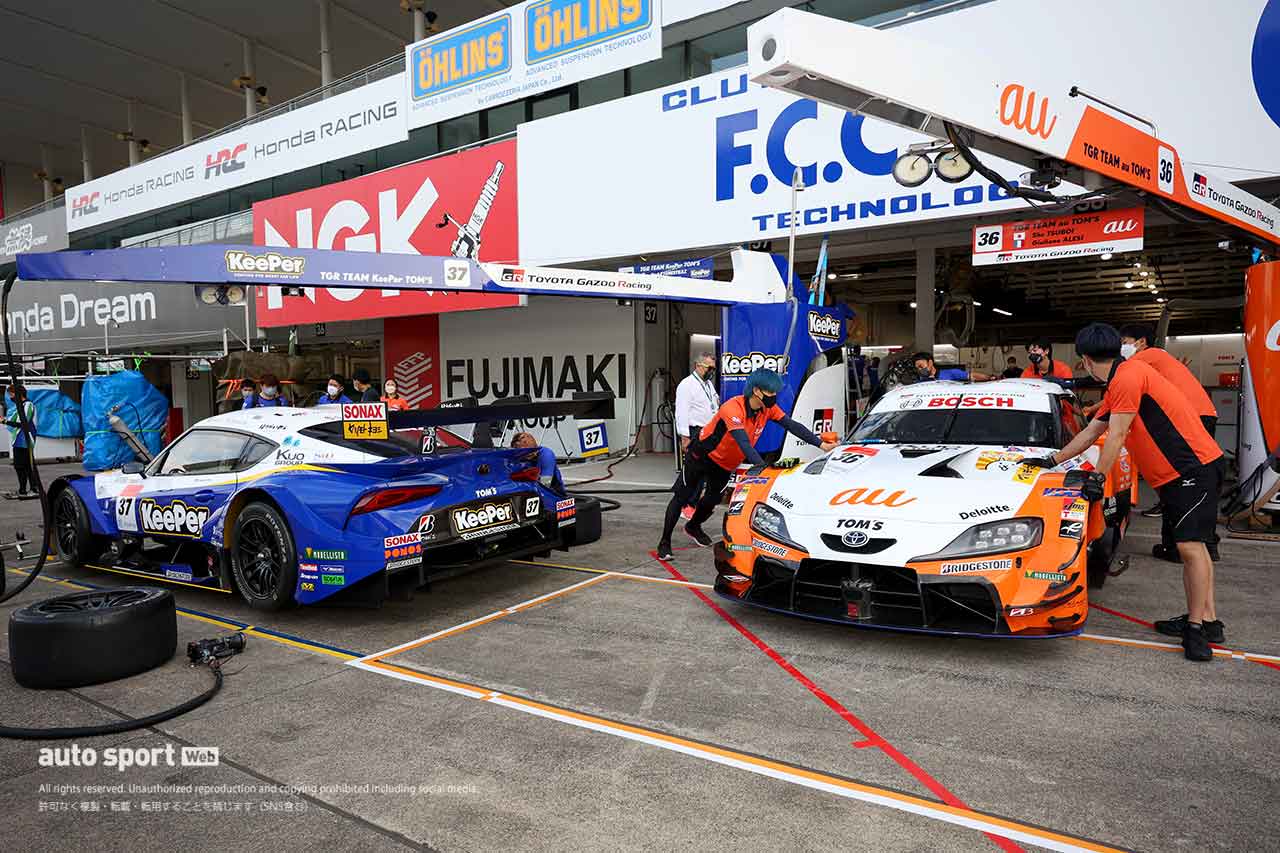 2022スーパーGT第5戦鈴鹿　KeePer TOM’S GR Supra＆au TOM’S GR Supra