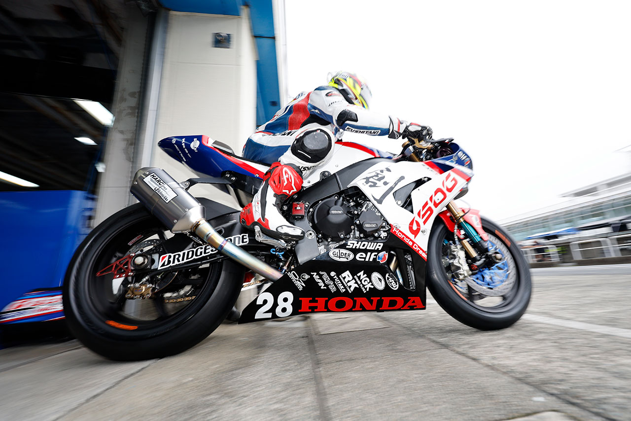 榎戸育寛（SDG Honda Racing）／2022全日本ロード第6戦オートポリス JSB1000 ART合同走行
