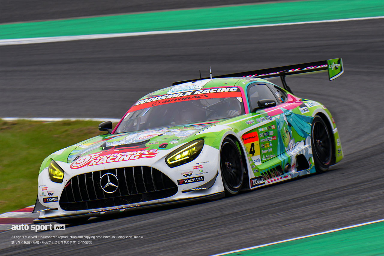 2022スーパーGT第5戦鈴鹿　グッドスマイル 初音ミク AMG（谷口信輝／片岡龍也）