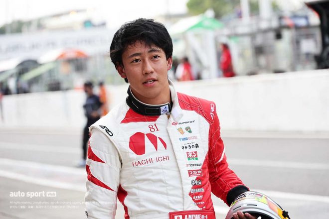 2022スーパーGT第5戦鈴鹿　三宅淳詞（HACHI-ICHI GR Supra GT）
