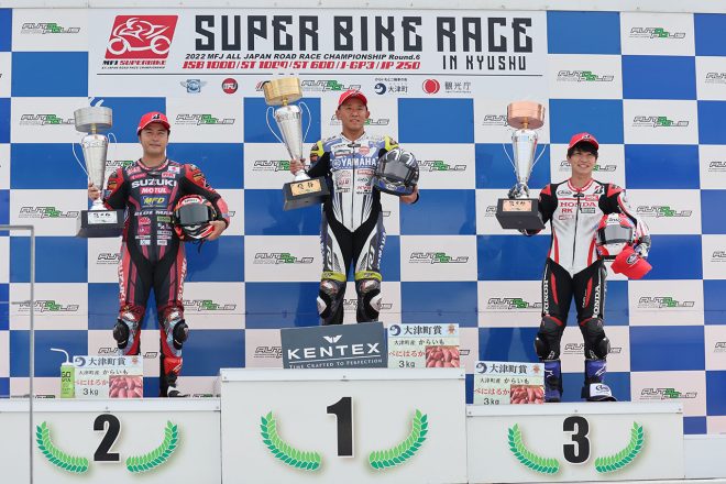 2022全日本ロード第6戦オートポリス JSB1000 決勝 表彰式