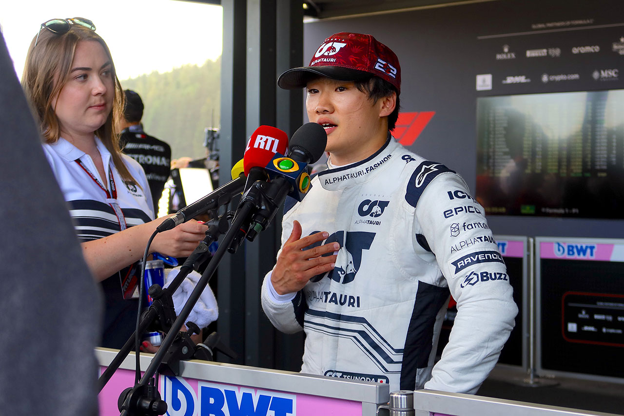 【角田裕毅F1第14戦密着】