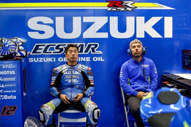 スズキのテストライダーを務める津田拓也