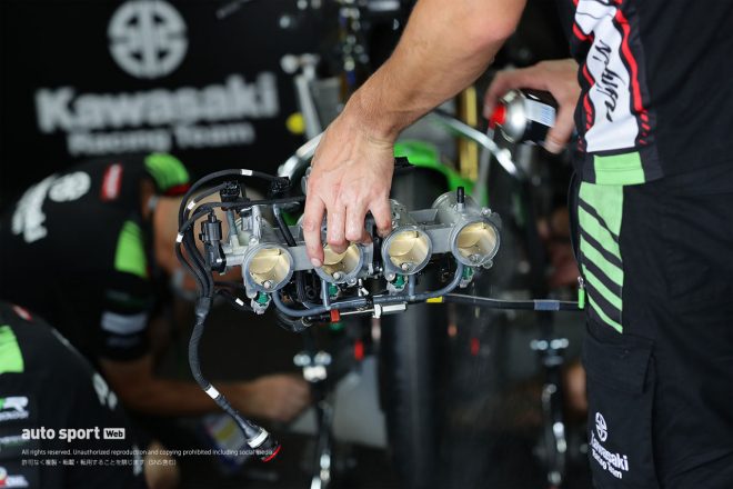 2022鈴鹿8耐：Kawasaki Racing Team Suzuka 8HのカワサキZX-10RR