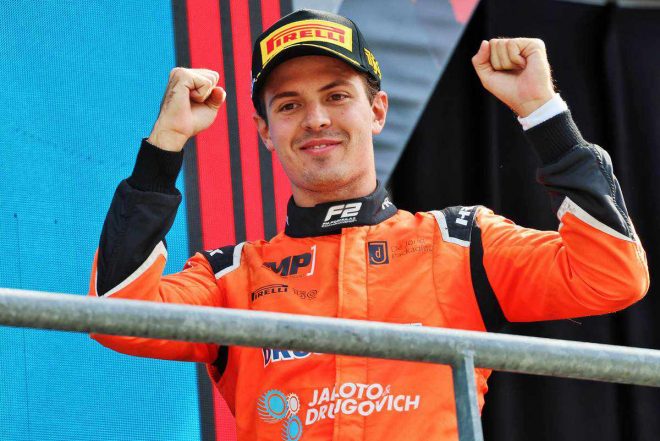 2022年シーズンのFIA F2を戦うフェリペ・ドルゴビッチ