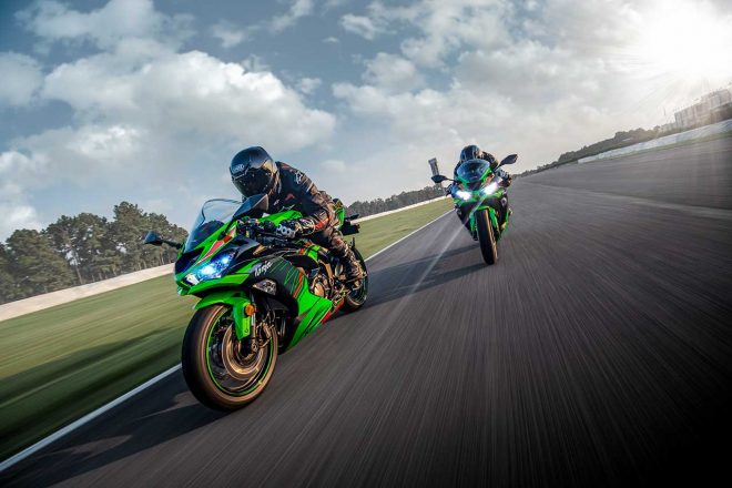 2023年モデルのカワサキNinja ZX-6R KRT EDITION