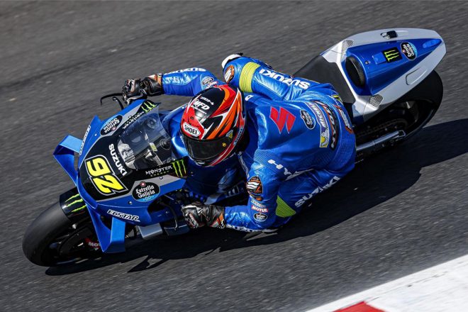 スズキGSX-RRを駆る渡辺一樹（チーム・スズキ・エクスター）／2022MotoGP第14戦サンマリノGP 初日