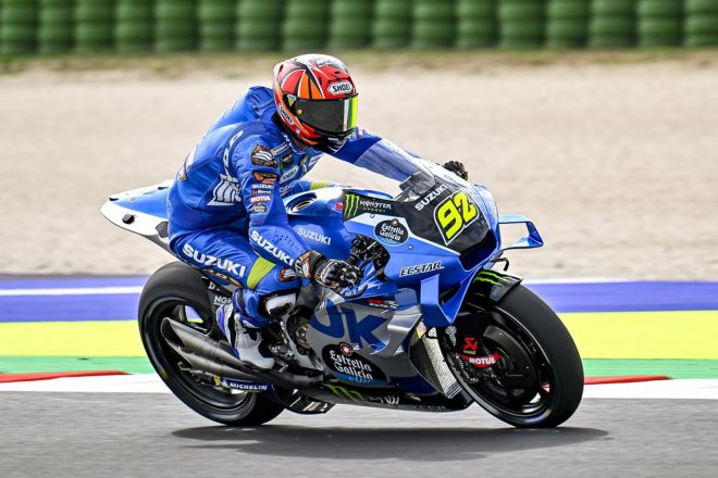 スズキGSX-RRを駆る渡辺一樹（チーム・スズキ・エクスター）／2022MotoGP第14戦サンマリノGP 初日