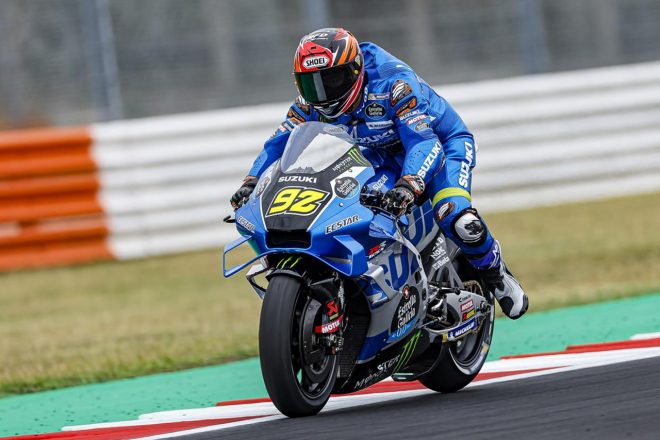 スズキGSX-RRを駆る渡辺一樹（チーム・スズキ・エクスター）／2022MotoGP第14戦サンマリノGP 予選日
