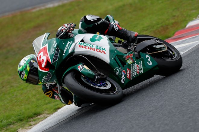 ST600：荒川晃大（MOTOBUM HONDA）／2022全日本ロード 岡山公開テスト1日目
