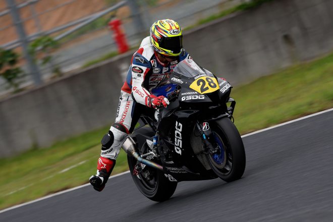 JSB1000：榎戸育寛（SDG Honda Racing）／2022全日本ロード 岡山公開テスト1日目