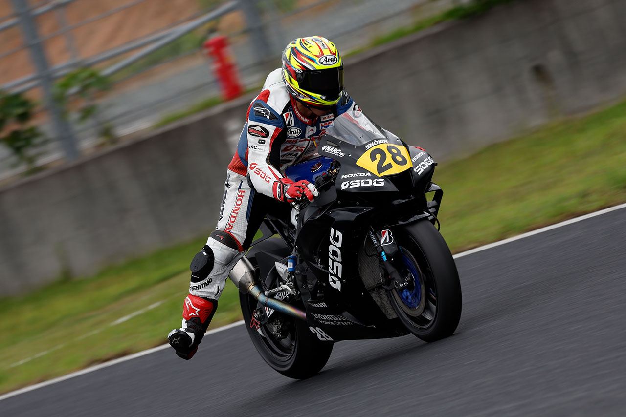 JSB1000：榎戸育寛（SDG Honda Racing）／2022全日本ロード 岡山公開テスト1日目