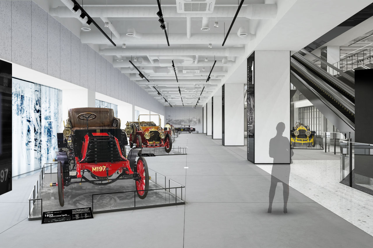 国内外の時代を象徴するレーシングカー約40台を展示される