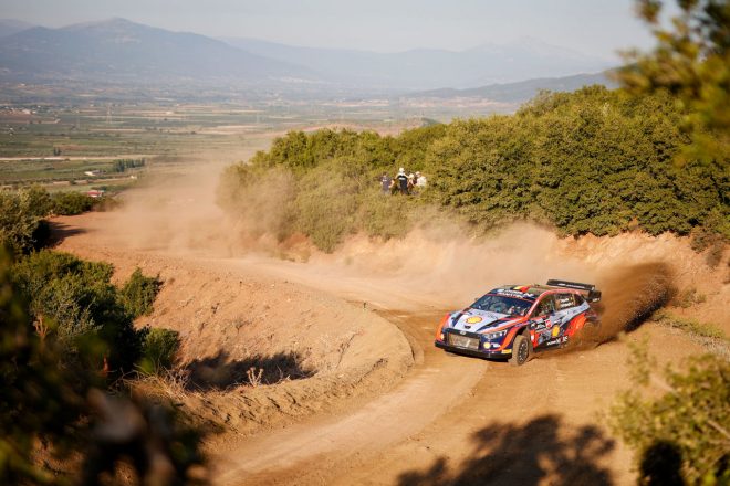 ティエリー・ヌービル（ヒョンデi20 Nラリー1）　2022年WRC第10戦アクロポリス・ラリー・ギリシャ