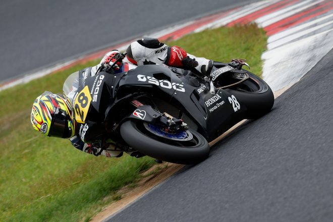 JSB1000：榎戸育寛（SDG Honda Racing）／2022全日本ロード 岡山公開テスト2日目