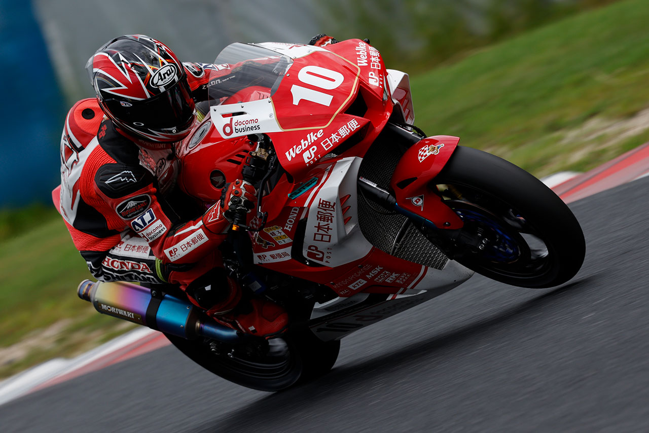 ST1000：高橋裕紀（日本郵便 Honda Dream TP）／2022全日本ロード 岡山公開テスト2日目