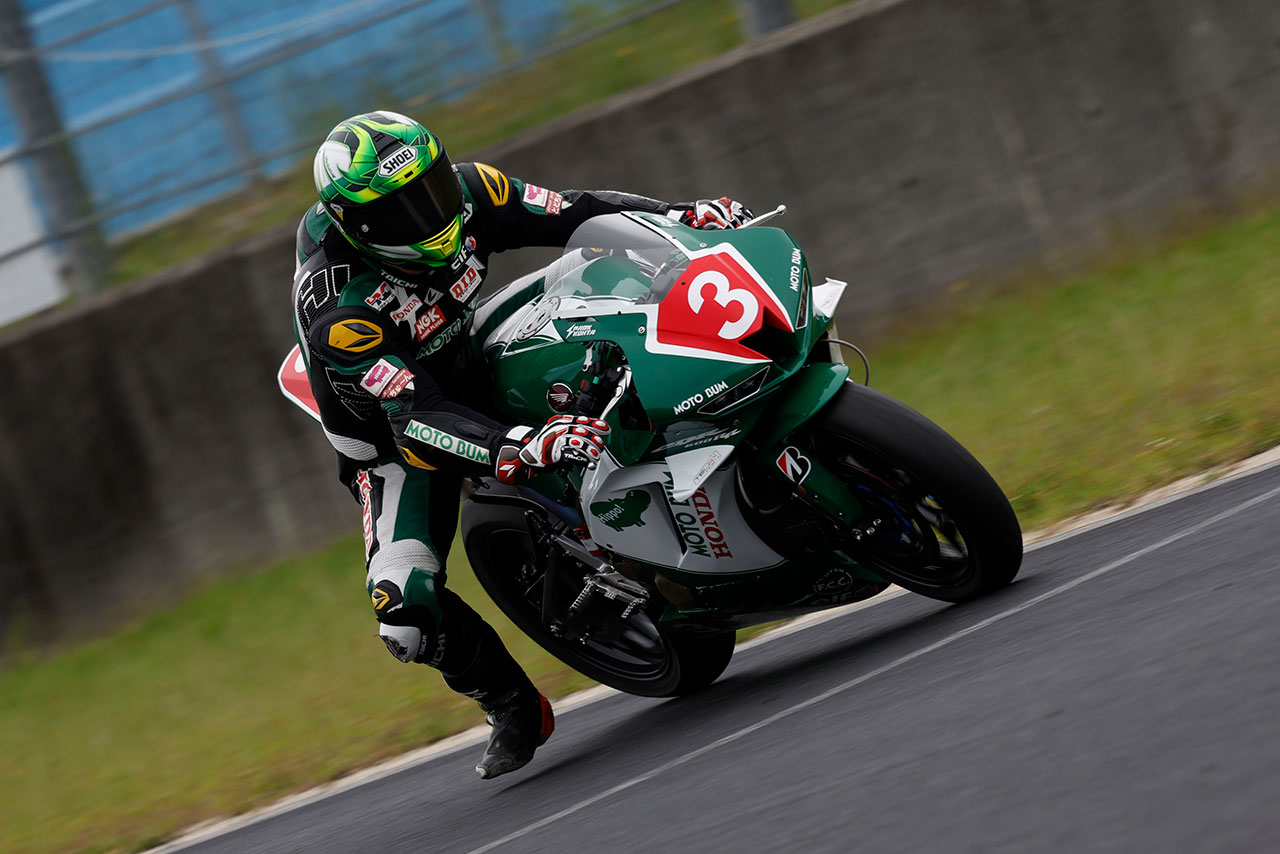 ST600：荒川晃大（MOTOBUM HONDA）／2022全日本ロード 岡山公開テスト2日目