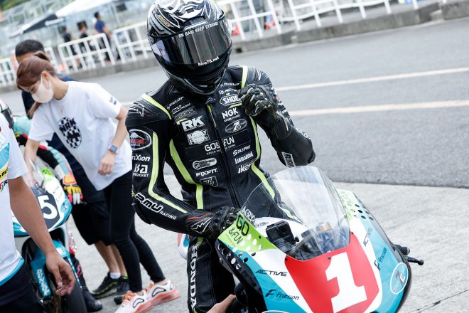 J-GP3：尾野弘樹（P.MU 7C GALESPEED）／2022全日本ロード 岡山公開テスト2日目
